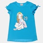 ALOUETTE-Παιδική κοντομάνικη μπλούζα ALOUETTE γαλάζια