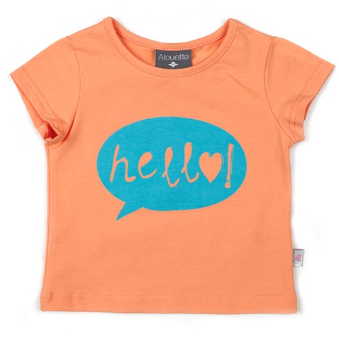 ALOUETTE-Παιδική μπλούζα ALOUETTE πορτοκαλί