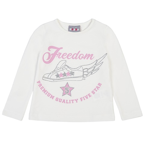 ALOUETTE-Παιδική μπλούζα ALOUETTE Five Star λευκή