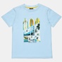 ALOUETTE-Παιδική κοντομάνικη μπλούζα ALOUETTE Moovers γαλάζιο 