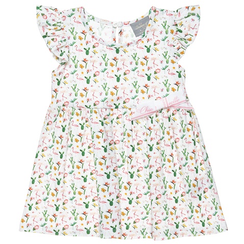 ALOUETTE-Παιδικό φόρεμα ALOUETTE λευκό floral
