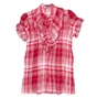 ALOUETTE-Παιδικό πουκάμισο ALOUETTE κόκκινο εκρού