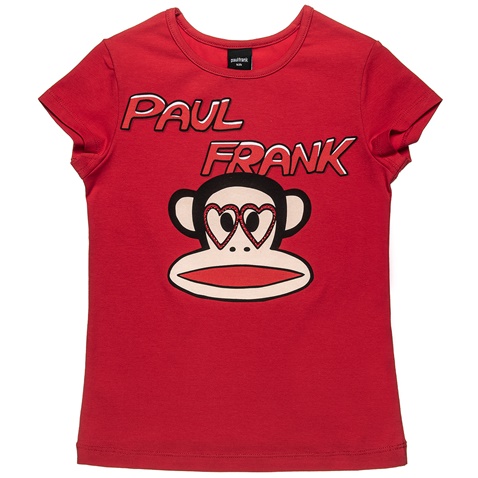 PAUL FRANK-Παιδική μπλούζα PAUL FRANK κόκκινη
