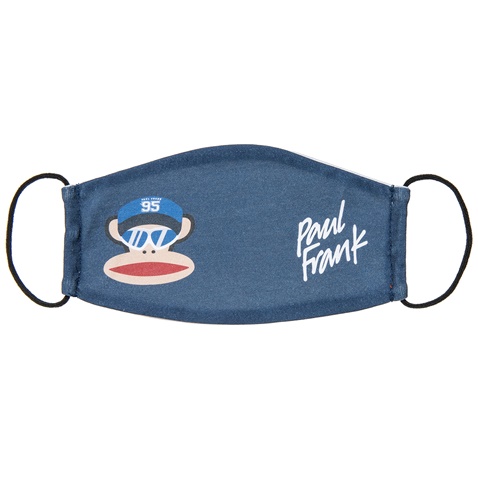 PAUL FRANK-Παιδική υφασμάτινη μάσκα προστασίας PAUL FRANK μπλε