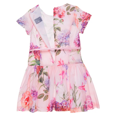 ALOUETTE-Παιδικό κοντομάνικο φόρεμα ALOUETTE ροζ 