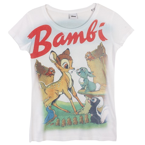 ALOUETTE-Εφηβική μπλούζα ALOUETTE Disney Bambi λευκή
