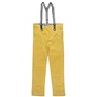 ALOUETTE-Παιδικό παντελόνι με τιράντες ALOUETTE κίτρινο