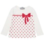 ALOUETTE-Παιδική μπλούζα ALOUETTE λευκή κόκκινη