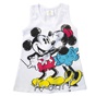 DISNEY-Βρεφικό φόρεμα Disney ΜΙΝNΙΕ ΜOUSE + MICKEY MOUSE λευκό