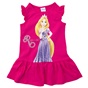 DISNEY-Παιδικό φόρεμα Disney RAPUNZEL φούξια