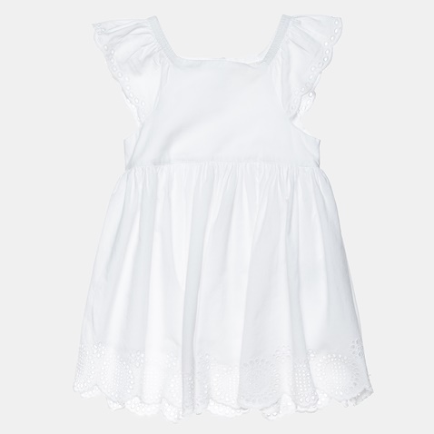 ALOUETTE-Βρεφικό φόρεμα ALOUETTE λευκό 