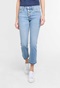 FUNKY BUDDHA-Γυναικείο jean παντελόνι FUNKY BUDDHA  Mid rise skinny fit μπλε