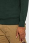 FUNKY BUDDHA-Ανδρική πλεκτή μπλούζα FUNKY BUDDHA πράσινο