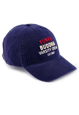 FUNKY BUDDHA-Ανδρικό καπέλο jockey FUNKY BUDDHA μπλε