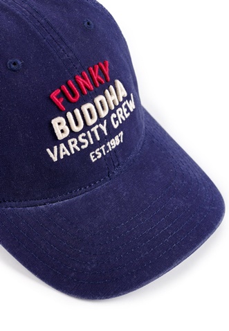 FUNKY BUDDHA-Ανδρικό καπέλο jockey FUNKY BUDDHA μπλε