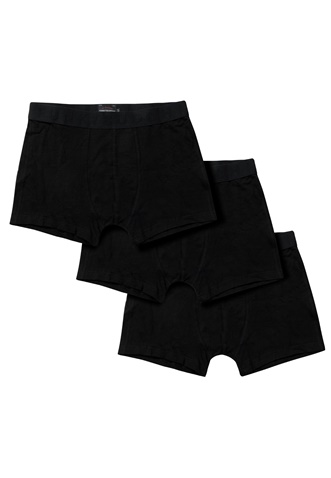 FUNKY BUDDHA-Ανδρικά εσώρουχα FUNKY BUDDHA 3-Pack Boxer Shorts μαύρα