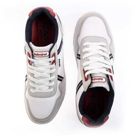 ADMIRAL-Ανδρικά sneakers Admiral Kovin λευκά