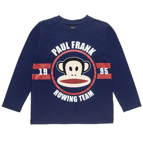 PAUL FRANK-Παιδική μπλούζα Paul Frank μπλε κόκκινη