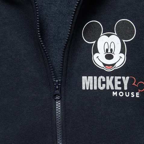 DISNEY-Παιδική ζακέτα DISNEY Mickey Mouse μαύρη