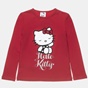 HELLO KITTY-Παιδική μπλούζα Hello Kitty κόκκινη