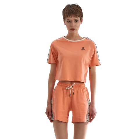 ADMIRAL-Γυναικείο κοντομάνικο μπλουζάκι Admiral Valit πορτοκαλί