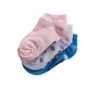 ADMIRAL-Παιδικές κάλτσες σετ των 3 Irem Bebe Admiral ροζ μπλε λευκές πουά
