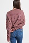 FUNKY BUDDHA-Γυναικεία φούτερ μπλούζα FUNKY BUDDHA ροζ