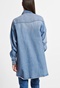 FUNKY BUDDHA-Γυναικείο jean mini φόρεμα FUNKY BUDDHA μπλε