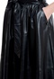 FUNKY BUDDHA-Γυναικεία πλισέ midi φούστα FUNKY BUDDHA FBL002-107-14 μαύρη