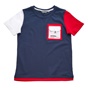 ADMIRAL-Παιδικό κοντομάνικο μπλουζάκι Admiral Dod μπλε κόκκινο