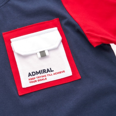 ADMIRAL-Παιδικό κοντομάνικο μπλουζάκι Admiral Dod μπλε