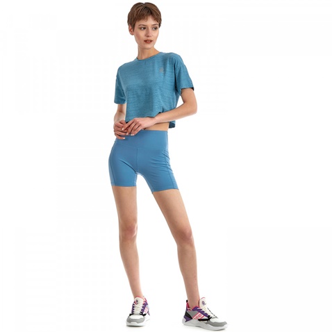 ADMIRAL-Γυναικεία κοντομάνικη αθλητική μπλούζα Admiral Adel μπλε