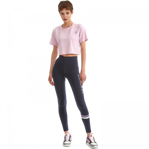 ADMIRAL-Γυναικεία κοντομάνικη αθλητική μπλούζα Admiral Adel ροζ