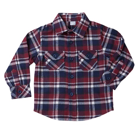 ALOUETTE-Παιδικό πουκάμισο ALOUETTE μπλε κόκκινο καρό