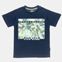 ALOUETTE-Παιδικό σετ από μπλούζα και βερμούδα ALOUETTE FIVE STAR μπλε πράσινο