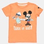 DISNEY-Παιδική μπλούζα Disney Mickey & Donald πορτοκαλί