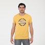 NAVY & GREEN-Ανδρικό t-shirt NAVY & GREEN κίτρινο