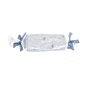 ALOUETTE-Βρεφικό φορμάκι ALOUETTE Tender Comforts λευκό μπλε