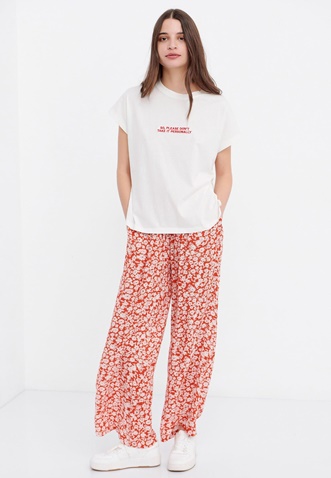FUNKY BUDDHA-Γυναικείο t-shirt FUNKY BUDDHA λευκό