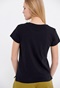 FUNKY BUDDHA-Γυναικείο t-shirt FUNKY BUDDHA μαύρο