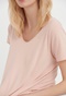 FUNKY BUDDHA-Γυναικείο t-shirt FUNKY BUDDHA ανοιχτό ροζ