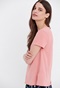 FUNKY BUDDHA-Γυναικείο essential t-shirt FUNKY BUDDHA ροζ