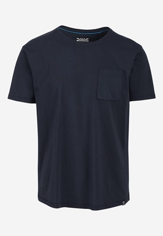 FUNKY BUDDHA-Ανδρικό t-shirt FUNKY BUDDHA loose fit μπλε
