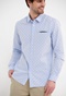 FUNKY BUDDHA-Ανδρικό πουκάμισο FUNKY BUDDHA FBM005-320-05 γαλάζιο
