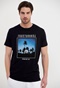 FUNKY BUDDHA-Ανδρικό t-shirt FUNKY BUDDHA μαύρο