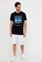 FUNKY BUDDHA-Ανδρικό t-shirt FUNKY BUDDHA μαύρο