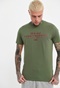 FUNKY BUDDHA-Ανδρικό t-shirt FUNKY BUDDHA πράσινο