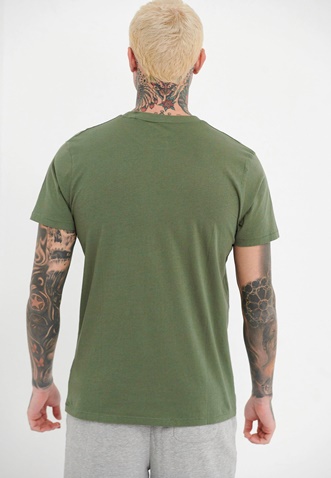 FUNKY BUDDHA-Ανδρικό t-shirt FUNKY BUDDHA πράσινο