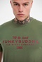FUNKY BUDDHA-Ανδρικό t-shirt FUNKY BUDDHA πράσινο
