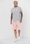 FUNKY BUDDHA-Ανδρικό t-shirt FUNKY BUDDHA γκρι